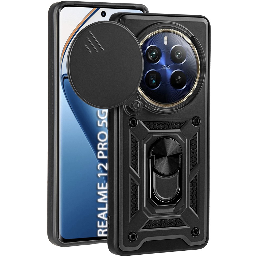 Чехол BECOVER Military для Realme 12 Pro 5G Black (712176) Цвет черный