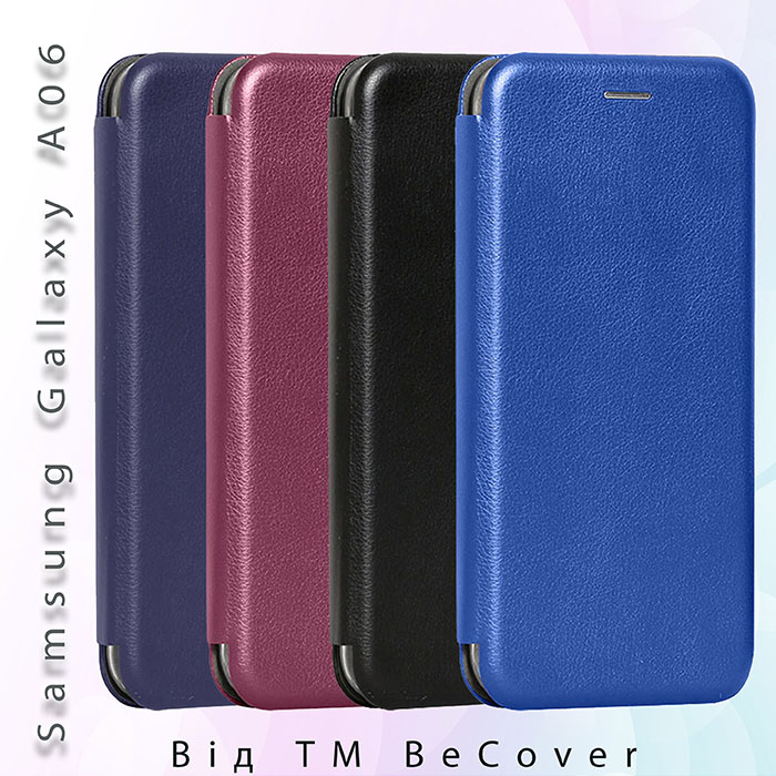Чехол BECOVER Exclusive для Samsung Galaxy A06 SM-A065 Deep Blue (712209) Материал искусственная кожа