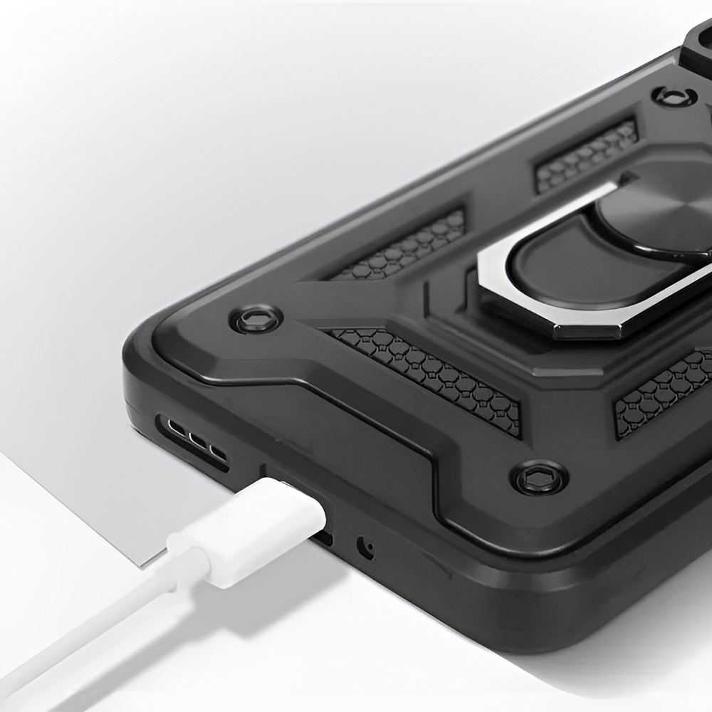 Чохол BECOVER Military для Realme C61 Black (712177) Матеріал метал