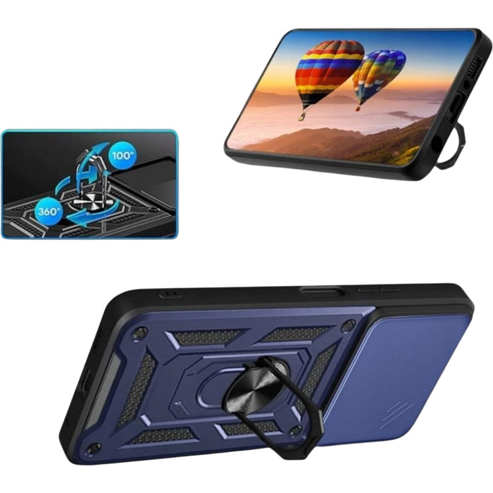 Чехол BECOVER Military для Realme C63 Blue (712179) Совместимость по модели Realme C63