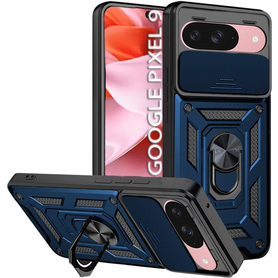 Чехол BECOVER Military для Google Pixel 9 Blue (712185) Материал металл
