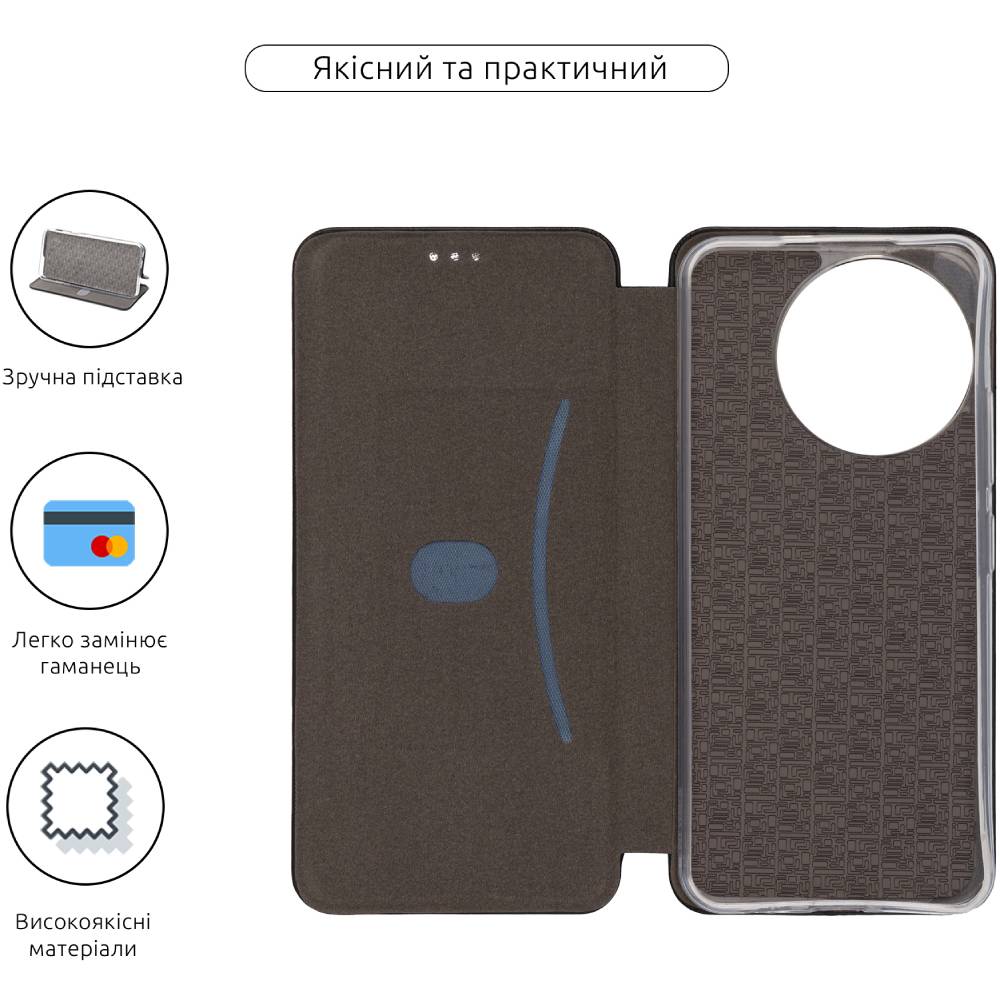 Чехол ARMORSTANDART G-Case для Tecno Spark 30 Pro 4G (KL7) Black (ARM83312) Тип чехол-книжка