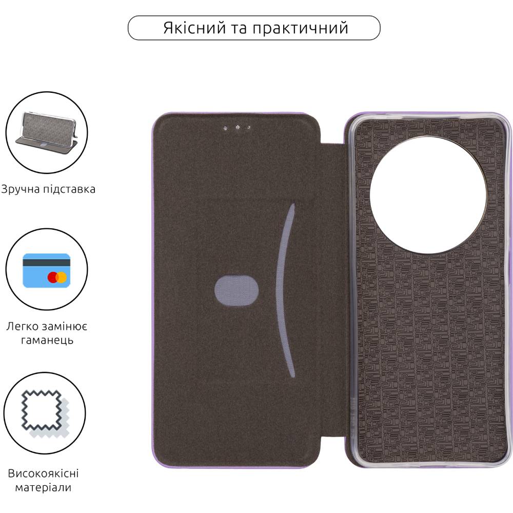 Чохол ARMORSTANDART G-Case для Xiaomi Poco M7 5G Lilac (ARM85367) Тип чохол-книжка