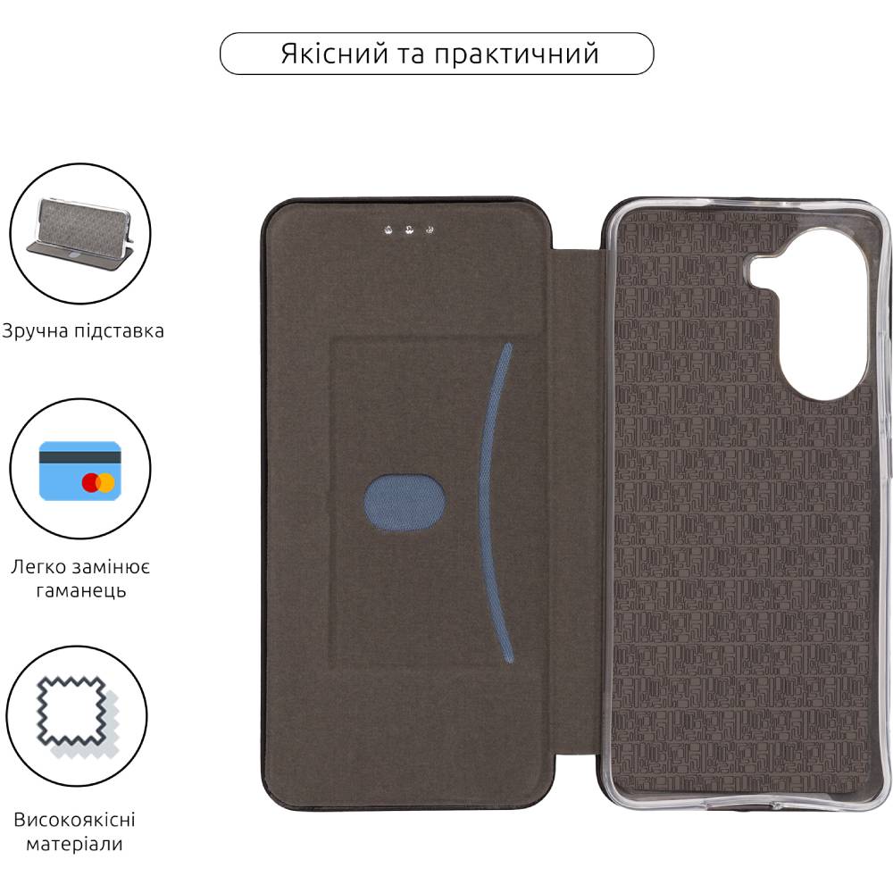 Чехол ARMORSTANDART G-Case для Xiaomi Poco X7 Pro Black (ARM82746) Тип чехол-книжка