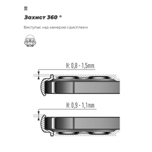 Чехол ARMORSTANDART ICON для Xiaomi Redmi Note 14 Pro 4G Camera cover Lavender (ARM79826)