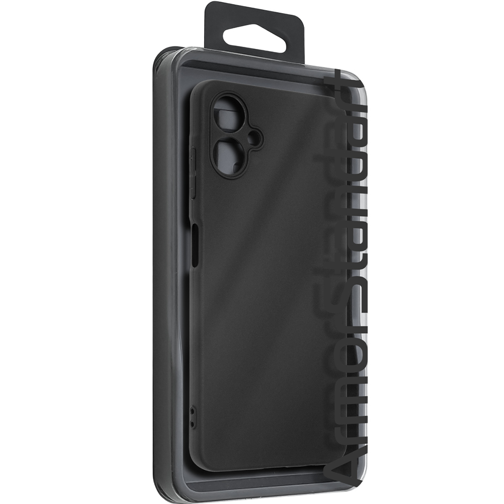 Чехол ARMORSTANDART Matte Slim Fit для Samsung A06 (A065) Camera cover Black (ARM80139) Материал полиуретан