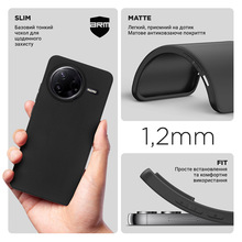 Чехол ARMORSTANDART Matte Slim Fit для Xiaomi Poco F7 Pro Camera cover Black (ARM80374)