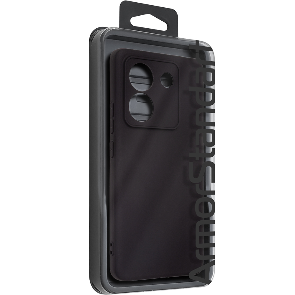 Чехол ARMORSTANDART Matte Slim Fit для Xiaomi Poco M7 Pro 5G Camera cover Black (ARM83151) Материал полиуретан