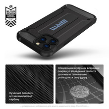 Чехол ARMORSTANDART Panzer для Xiaomi Poco M7 5G Black (ARM85170)