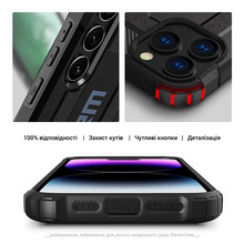 Чехол ARMORSTANDART Panzer для Xiaomi Poco M7 5G Black (ARM85170)