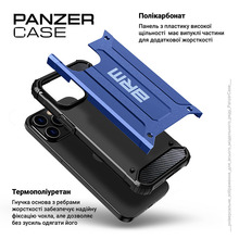 Чехол ARMORSTANDART Panzer для Xiaomi Poco M7 5G Dark Blue (ARM85171)