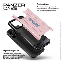 Чохол ARMORSTANDART Panzer для Xiaomi Poco M7 5G Pink (ARM85409)