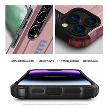 Чохол ARMORSTANDART Panzer для Xiaomi Poco M7 5G Pink (ARM85409)