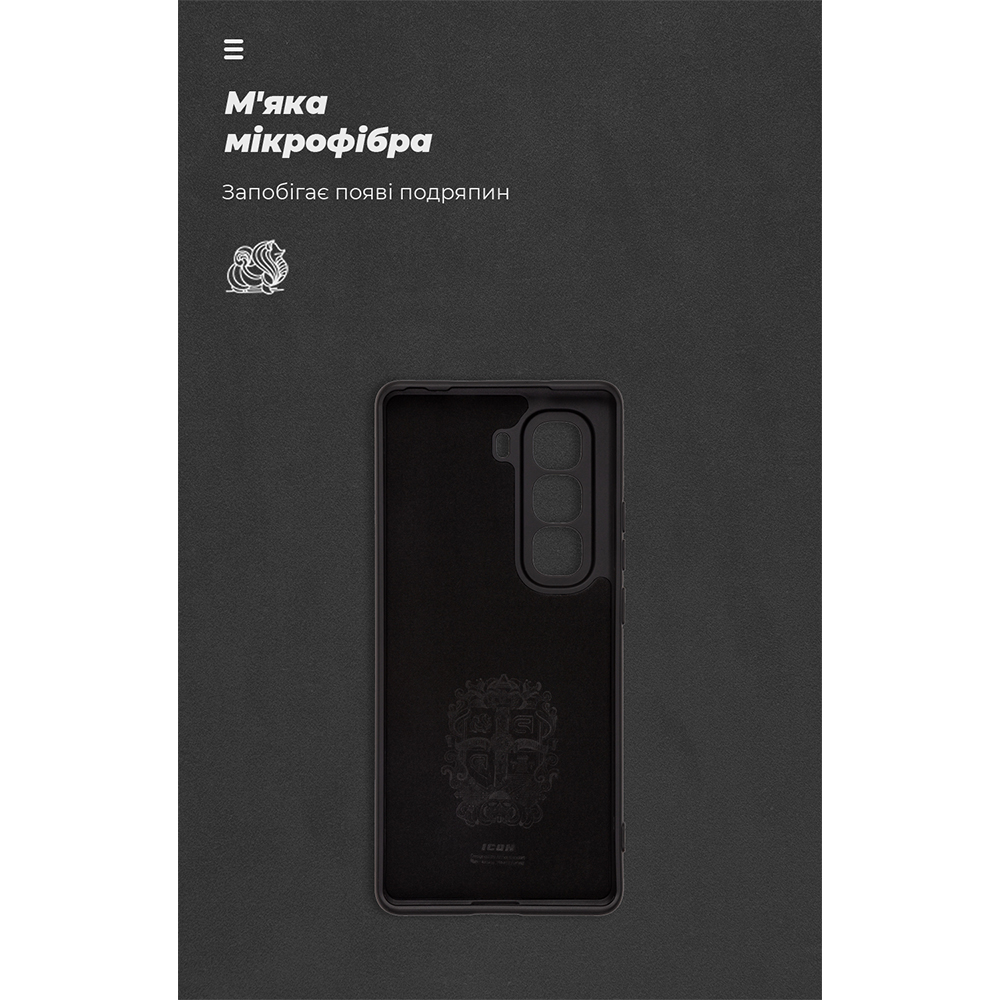 Фото Чохол ARMORSTANDART ICON для Infinix Hot 50 Pro Plus 4G Camera cover Black (ARM84474)