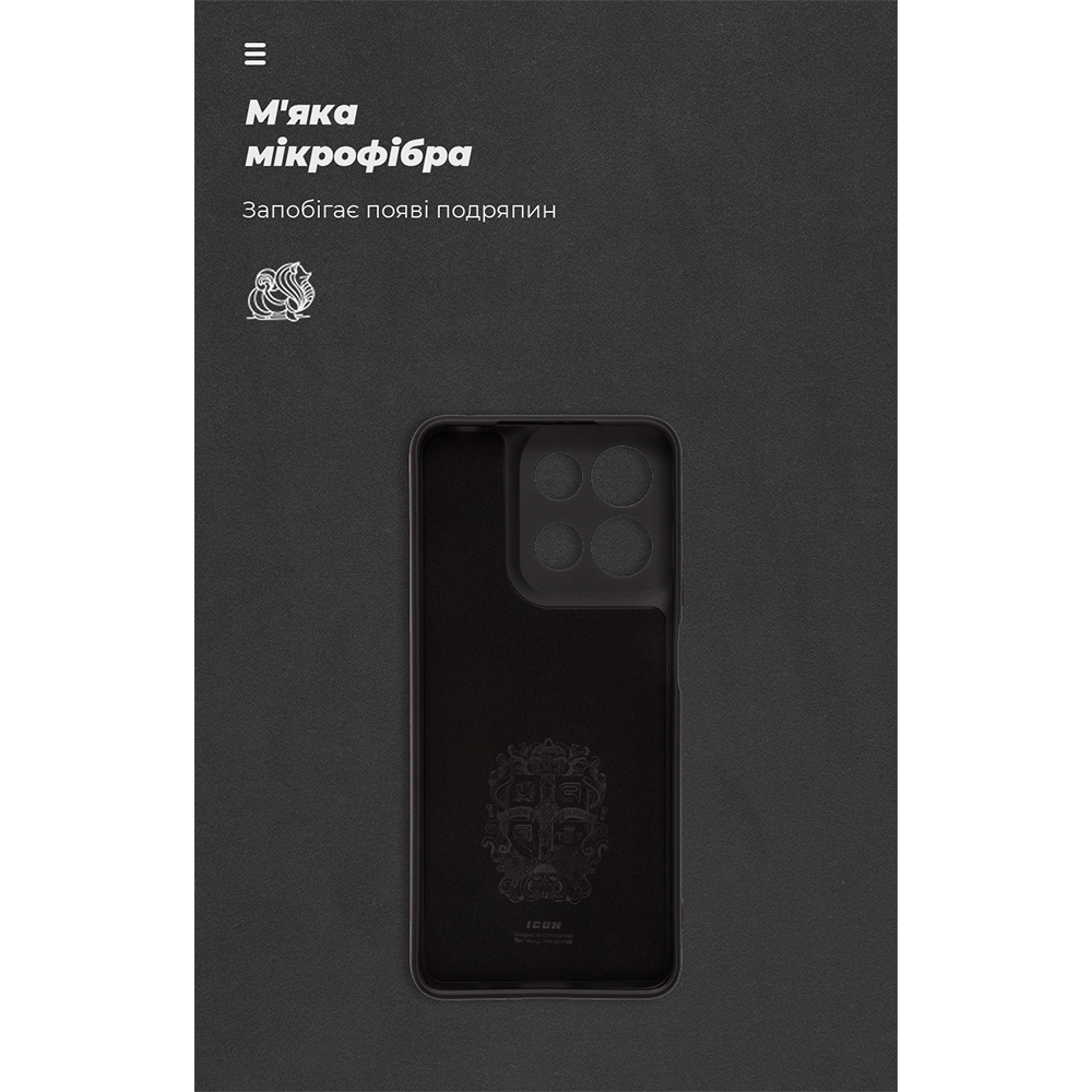 Фото Чохол ARMORSTANDART ICON для Motorola G15 Power Camera cover Black (ARM83100)