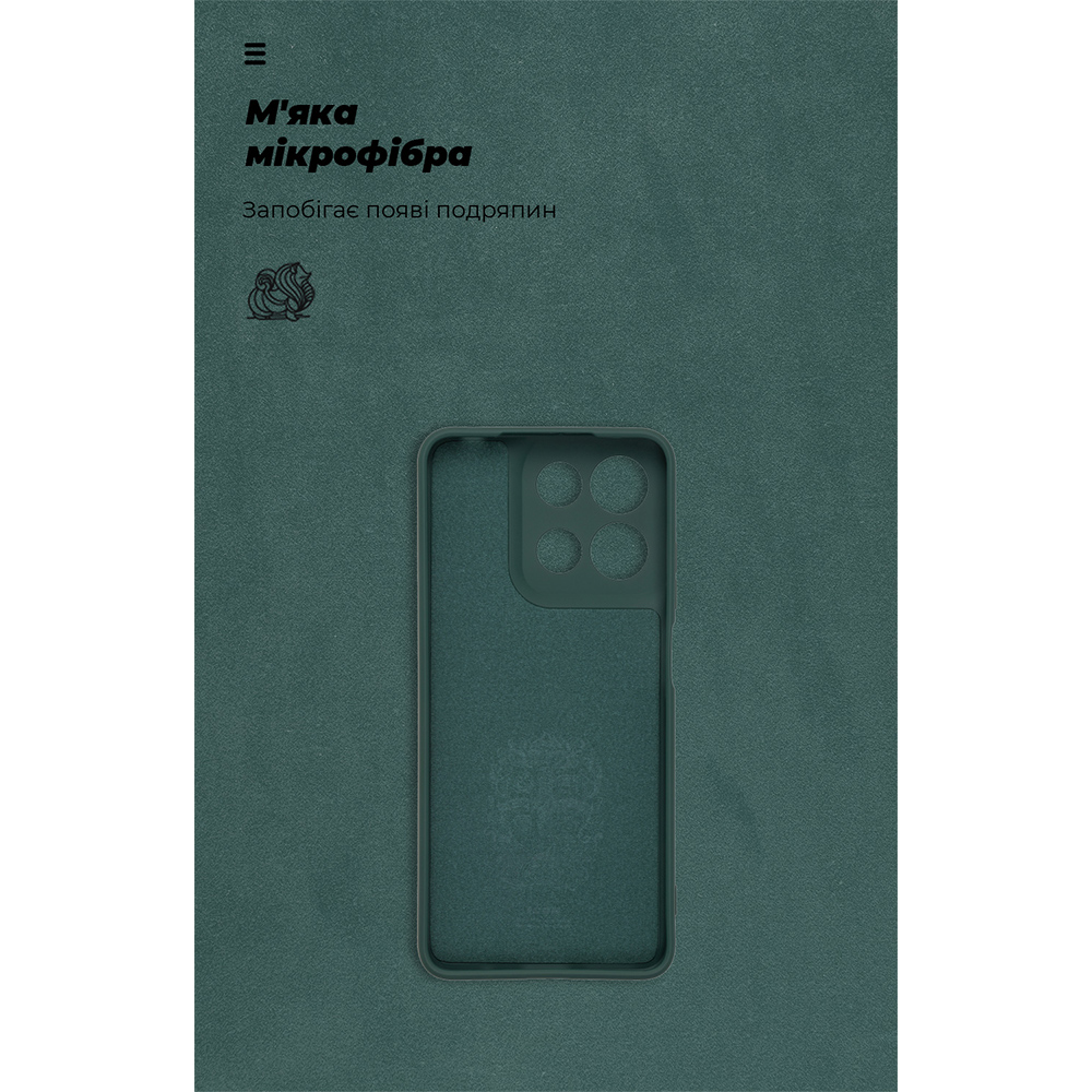 Фото Чехол ARMORSTANDART ICON для Motorola G15 Power Camera cover Dark Green (ARM83103)