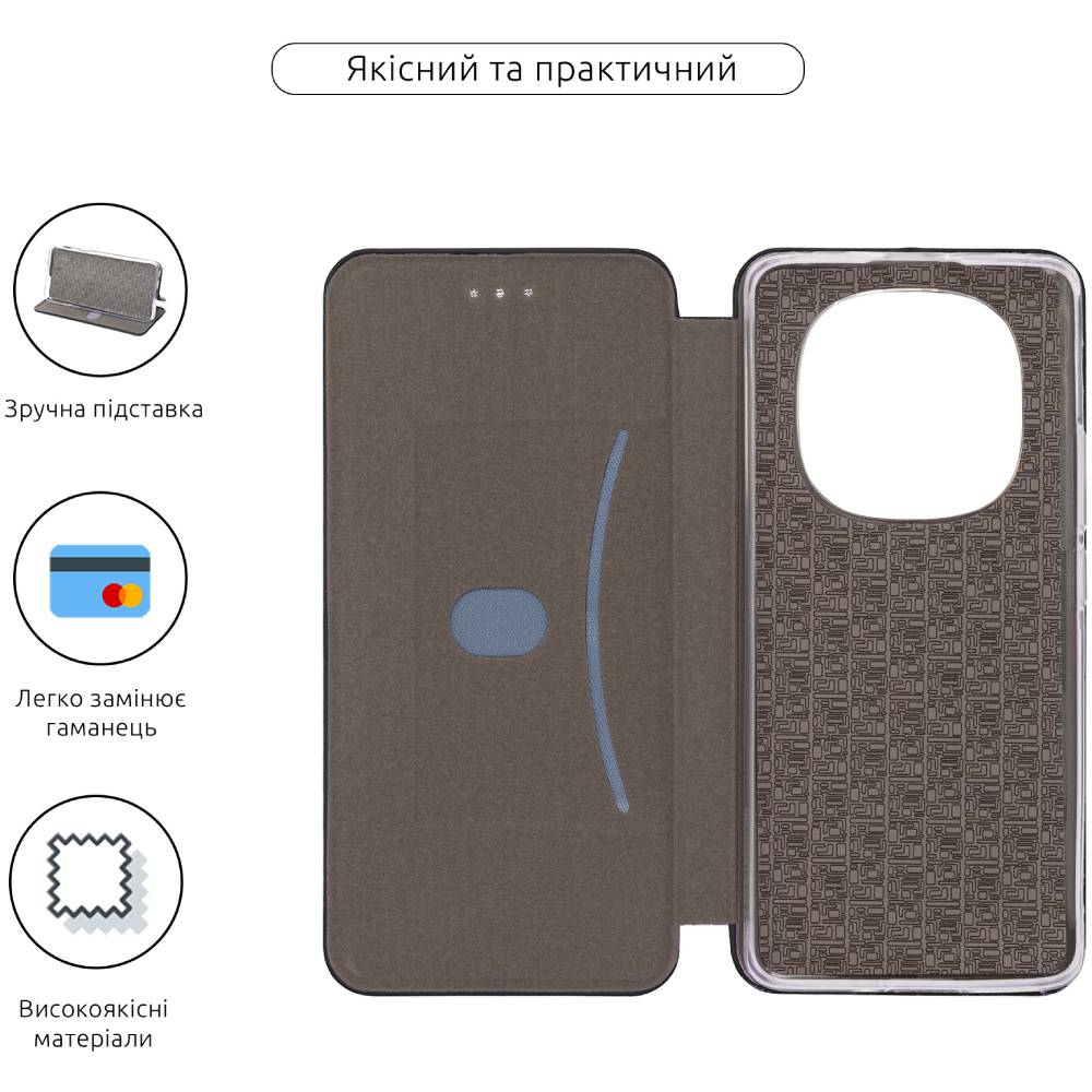 Чохол ARMORSTANDART G-Case для Xiaomi Redmi Note 14 Pro 4G Black (ARM79788) Тип чохол-книжка
