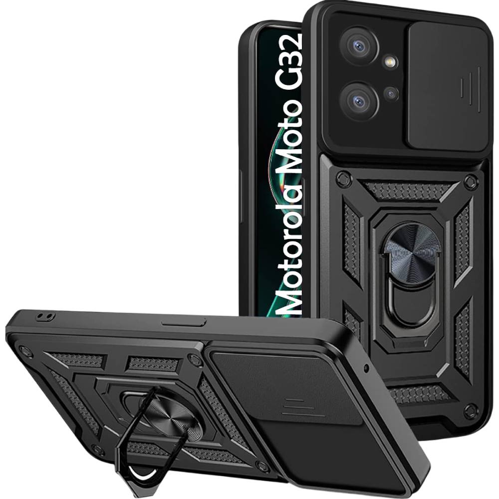 Чохол BECOVER Military для Motorola Moto G32 Black (708177) Сумісність за моделлю Motorola Moto G32