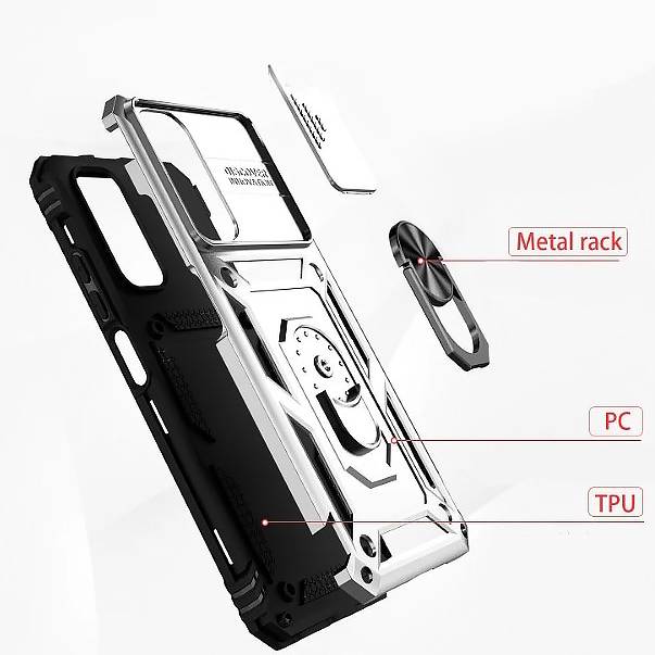 Чехол BECOVER Military для Motorola Moto G32 Silver (708181) Цвет серебристый
