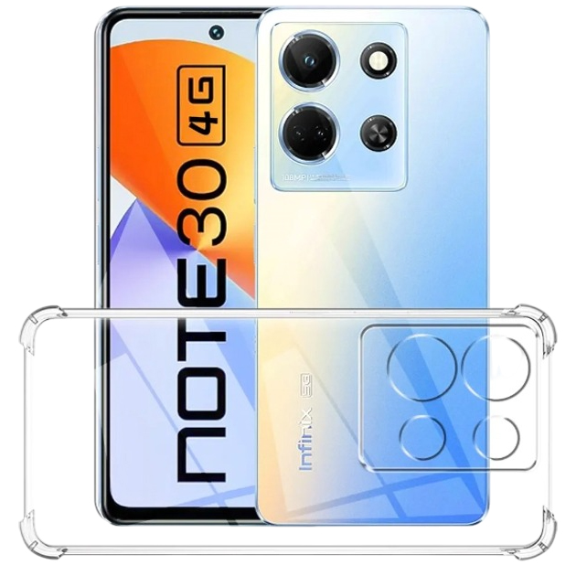 Чехол BECOVER Anti-Shock для Infinix Note 30 NFC (X6833B) Clear (710603) Совместимость по модели Infinix Note 30 NFC
