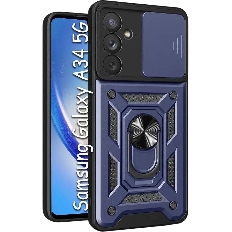 Чохол BECOVER Military для Samsung Galaxy A34 5G SM-A346 Blue (709138)