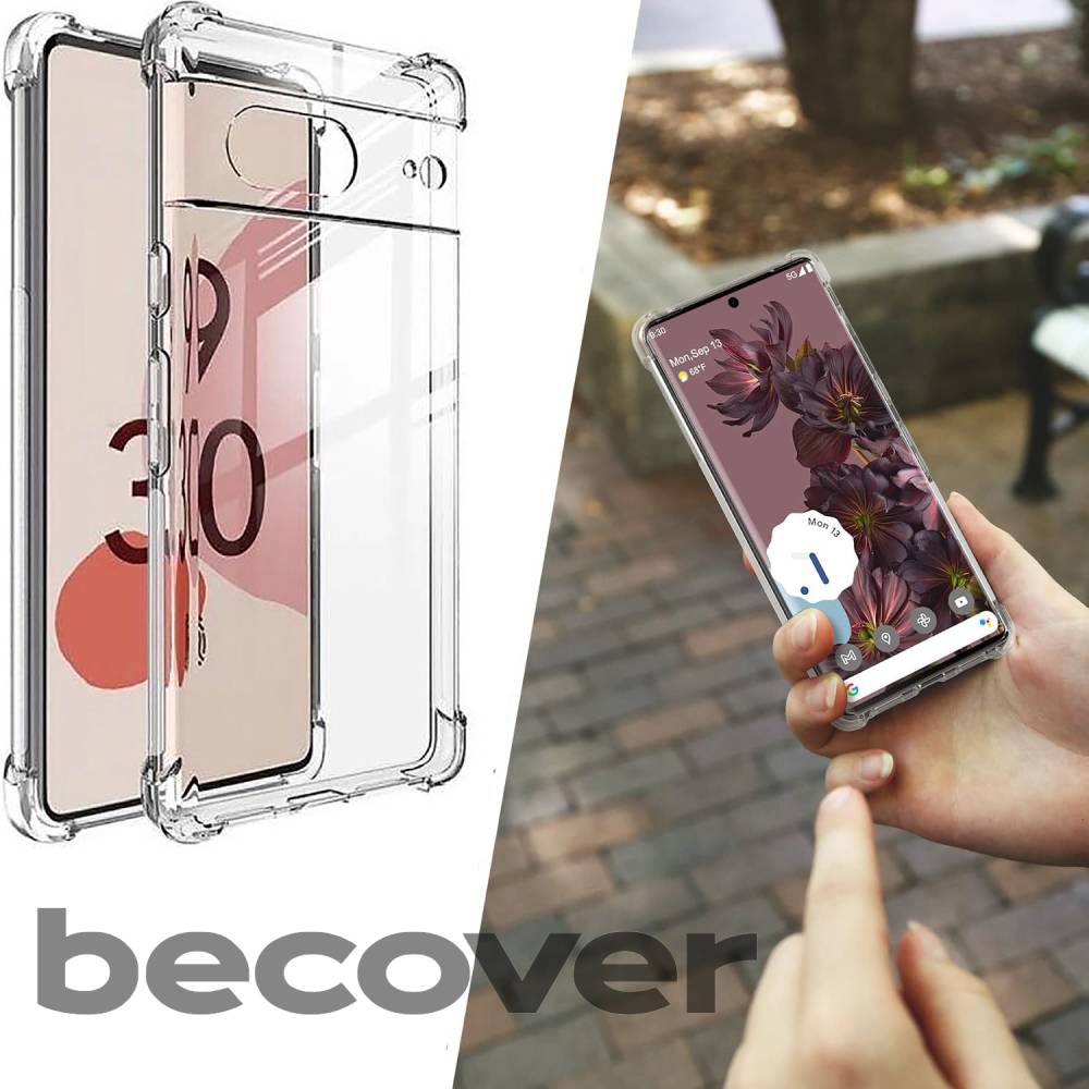 Зовнішній вигляд Чохол BECOVER Anti-Shock для Google Pixel 7 Clear (709338)