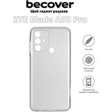 Чехол BECOVER ZTE Blade A53 Pro Transparancy (709631)