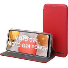 Чохол BECOVER Exclusive для Motorola Moto G24/G24 Power Burgundy Red (710727)
