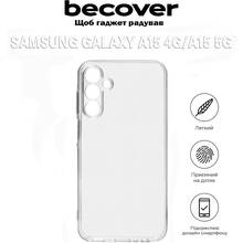 Чехол BECOVER Samsung Galaxy A15 4G SM-A155/A15 5G SM-A156 Transparancy (710739)