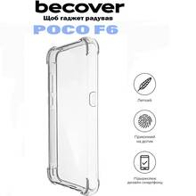 Чохол BECOVER Anti-Shock для Poco F6 Clear (710849)