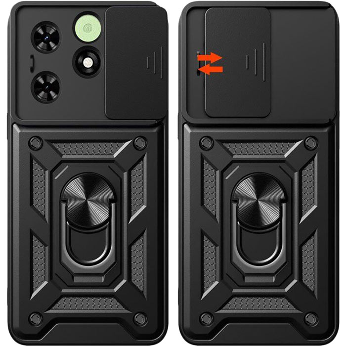 Чохол BECOVER Military для Tecno Spark 20C BG7n Black (710685) Сумісність за моделлю TECNO Spark 20C BG7n