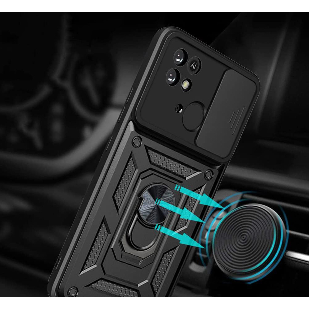Чехол BECOVER Military для Xiaomi Redmi 10C Black (707425) Цвет черный