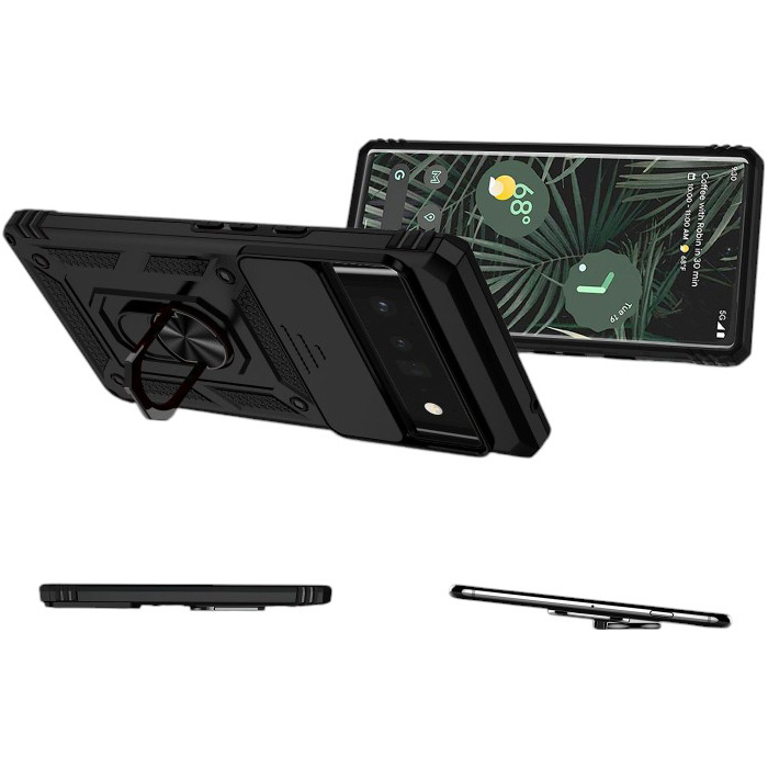 Чохол BECOVER Military для Google Pixel 6 Pro Black (707427) Тип чохол-накладка