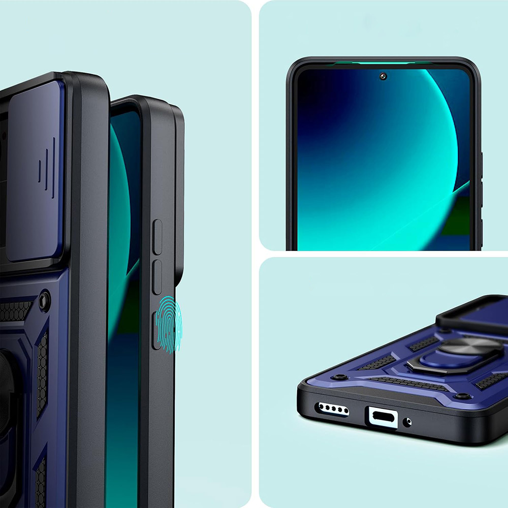 Чехол BECOVER Military для Xiaomi 13T/13T Pro Blue (710558) Тип чехол-накладка