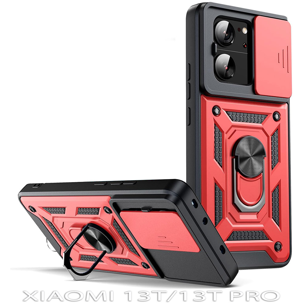 Чохол BECOVER Military для Xiaomi 13T/13T Pro Red (710560) Сумісність за моделлю Xiaomi 13T Pro