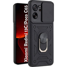 Чохол BECOVER Military для Xiaomi Redmi 13C/Poco C65 Black (710561)