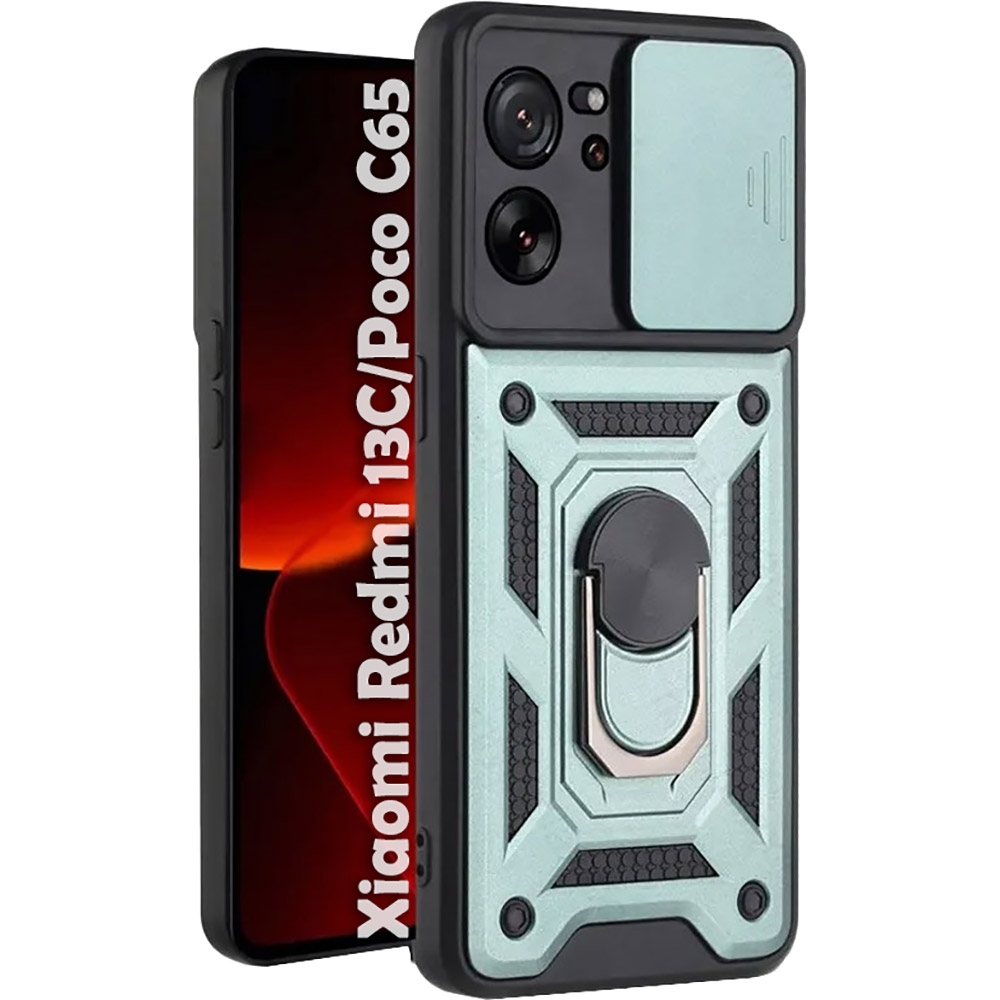 Чехол BECOVER Military для Xiaomi Redmi 13C/Poco C65 Dark Green (710563) Совместимость по модели Poco C65