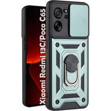 Чехол BECOVER Military для Xiaomi Redmi 13C/Poco C65 Dark Green (710563)