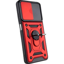 Чохол BECOVER Military для Xiaomi Redmi 13C/Poco C65 Red (710564)