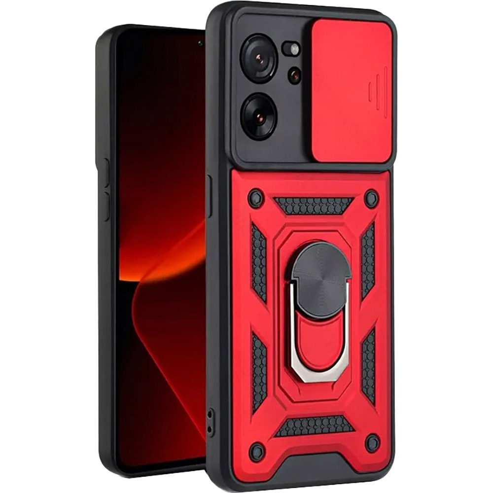 Чохол BECOVER Military для Xiaomi Redmi 13C/Poco C65 Red (710564) Чохол BECOVER Military для Xiaomi Redmi 13C/Poco C65 Red (710564)