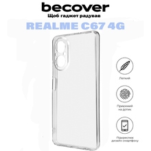 Чехол BECOVER для Realme C67 4G Transparancy (710930)