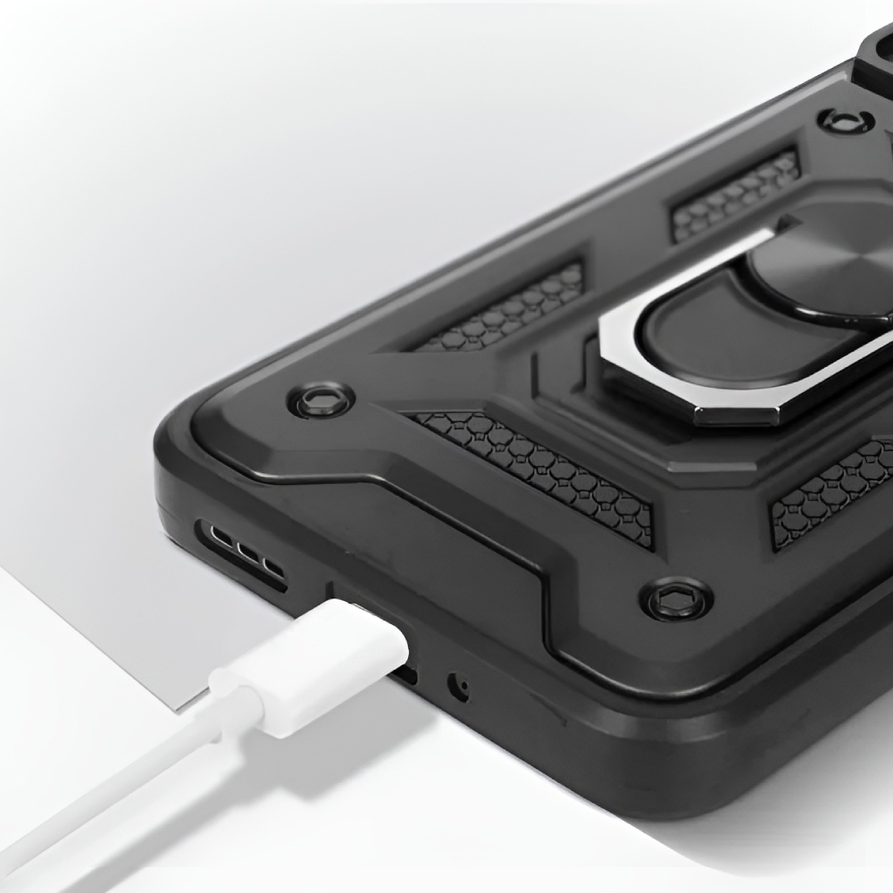 Чохол BECOVER Military для Poco M6 Pro 4G Black (710937) Колір чорний