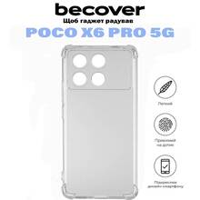 Чехол BECOVER Anti-Shock для Poco X6 Pro 5G Clear (710852)