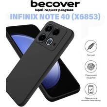 Чехол BECOVER для Infinix Note 40 (X6853) Black (711177)
