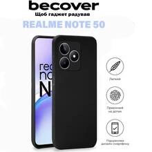 Чехол BECOVER для Realme Note 50 Black (711181)