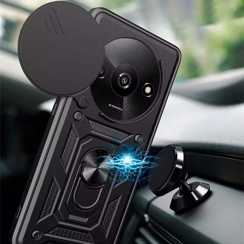 Чохол BECOVER Military для Xiaomi Redmi A3 Black (711319) Колір чорний