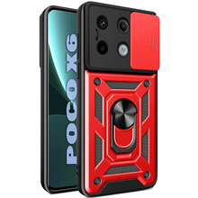 Чехол BECOVER Military для Poco X6 Red (711009)