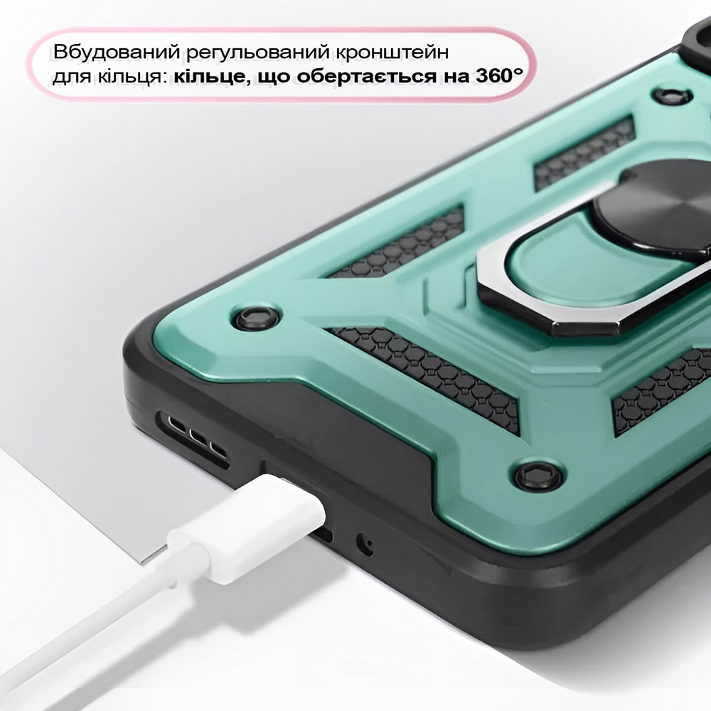 Внешний вид Чехол BECOVER Military для Xiaomi Redmi 13 Dark Green (711553)