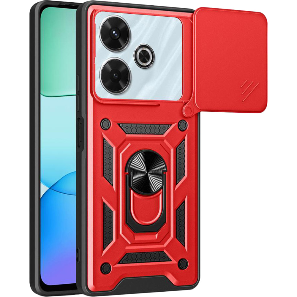 Чохол BECOVER Military для Xiaomi Redmi 13 Red (711554)