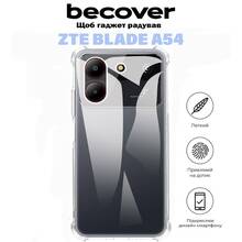 Чохол BECOVER Anti-Shock для ZTE Blade A54 Clear (710865)